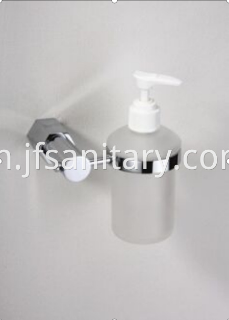 Bathroom Glass Liquid Soap Holder Wall Mounted